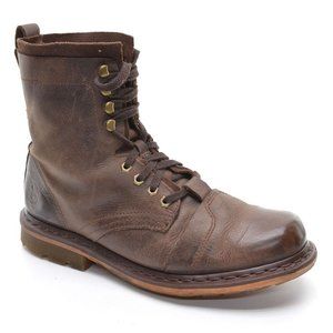 Men Dr Martens Pier Brown Leather Combat Boots 11 M